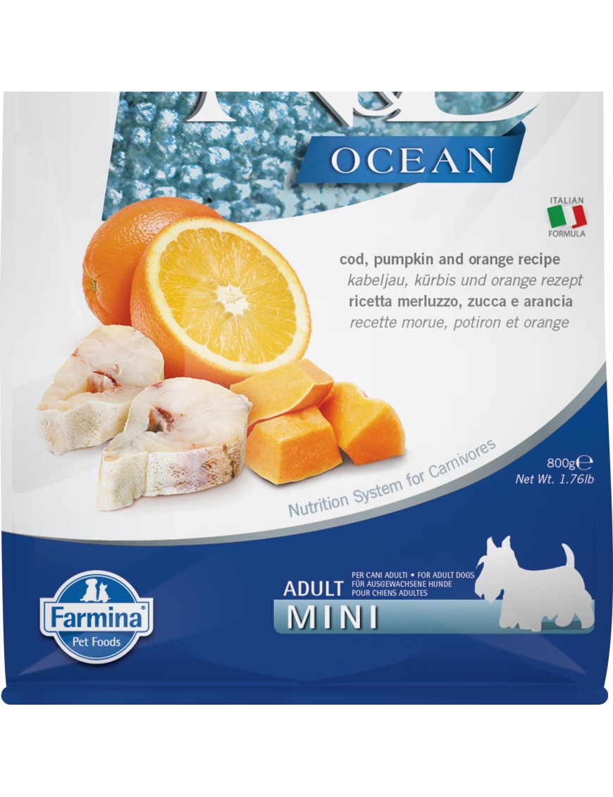 Farmina N&D Ocean Potiron Mini Cabillaud&orange