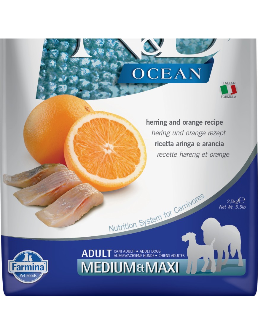 Farmina N&D Ocean Med/Maxi Hareng&orange