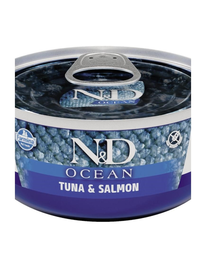 Farmina N&D Ocean Thon&saumon boîte 70 g