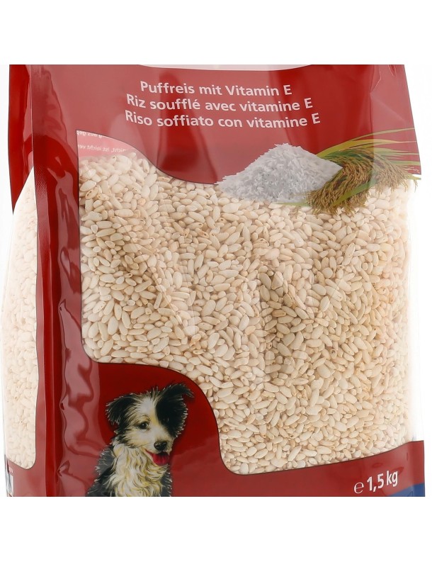 Riz soufflé avec vitamine E 1,5 kg
