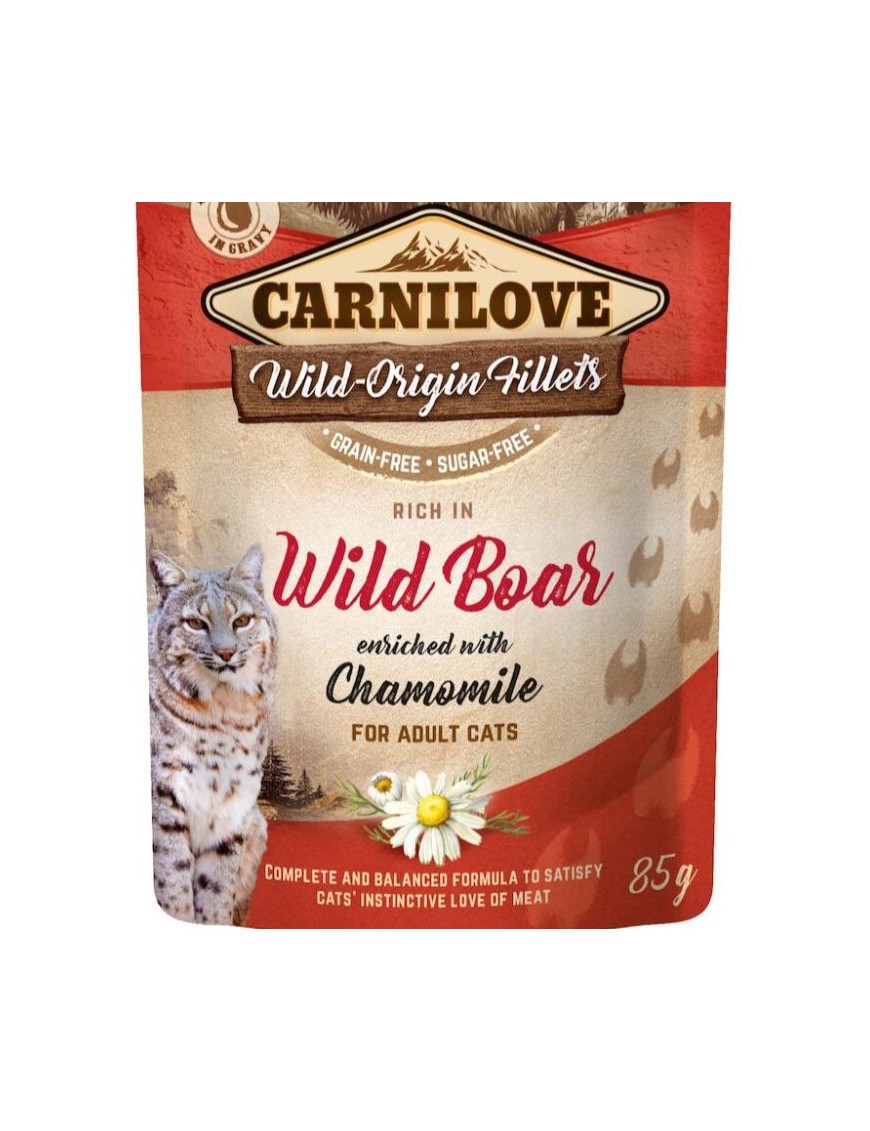 Carnilove Sanglier&camomille sachet ragoût sauce 85 g