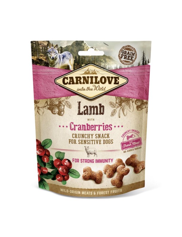 Carnilove Snacks Crunchy Agneau aux canneberges 200 g