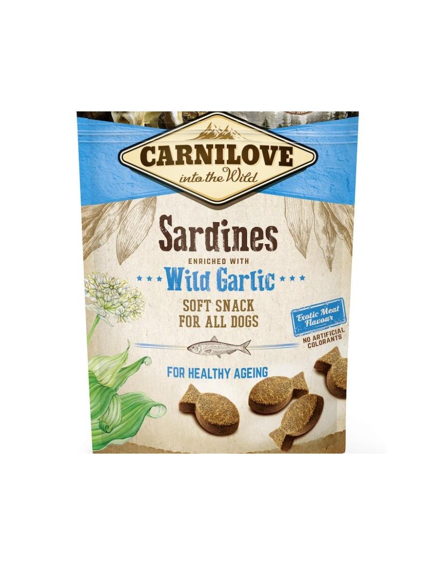 Carnilove Snacks Soft Sardines à l'ail des ours 200 g