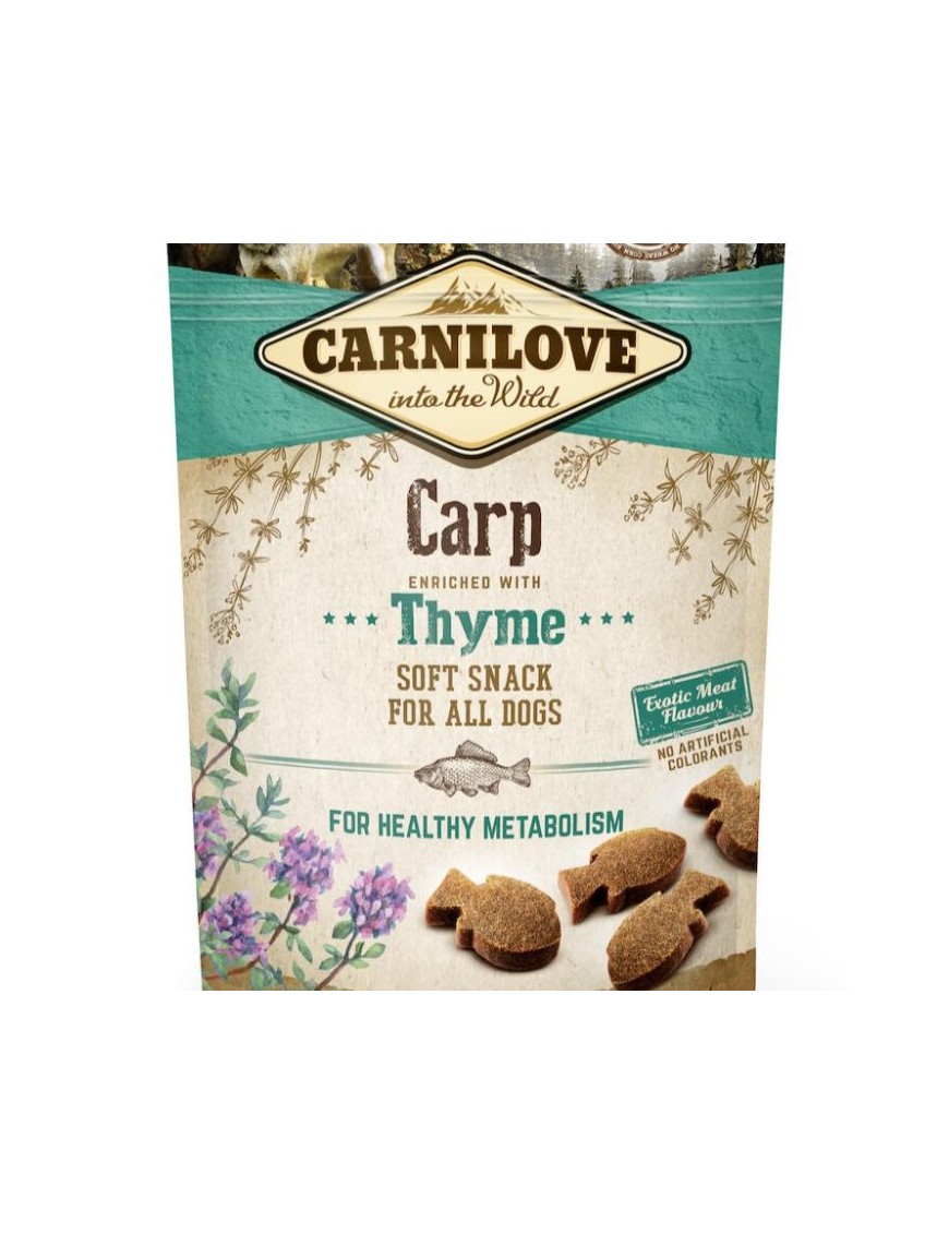 Carnilove Snacks Soft Carpe au thym 200 g