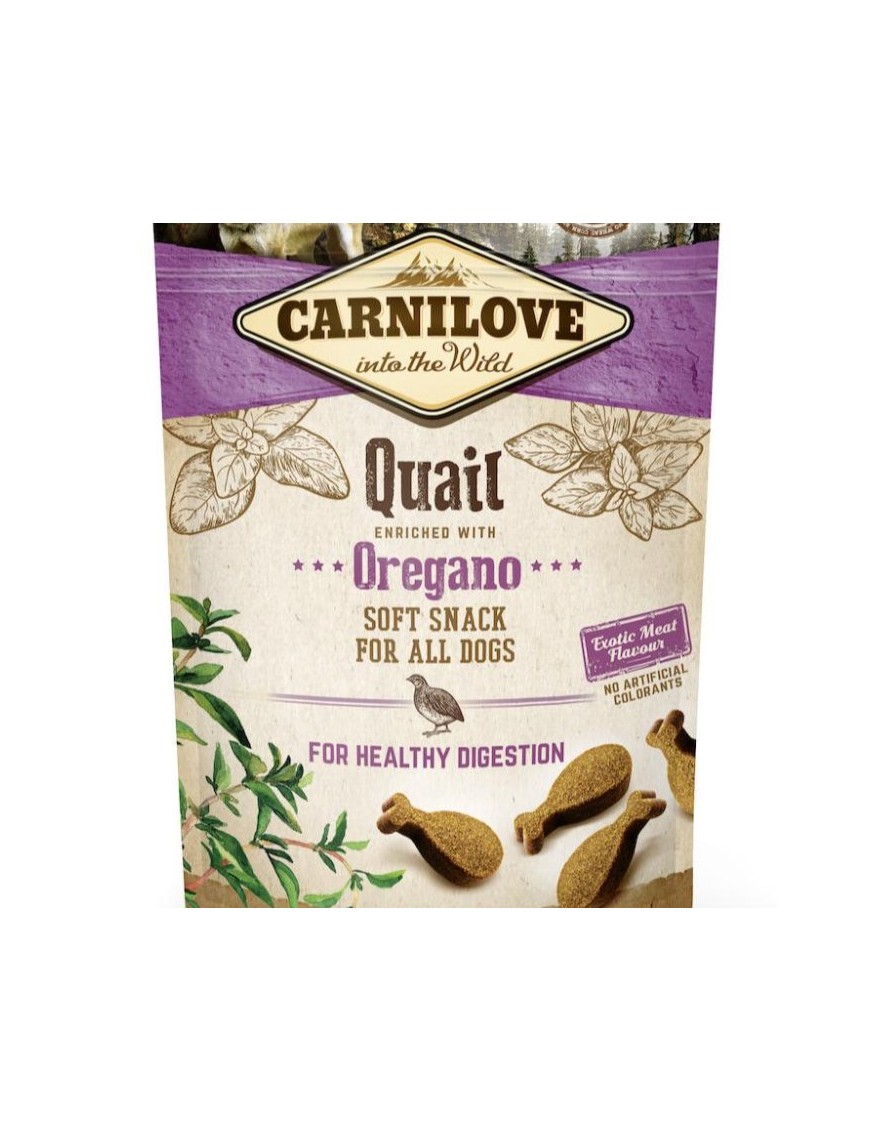 Carnilove Snacks Soft Caille à l'origan 200 g