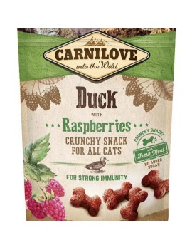 Carnilove Snacks Crunchy Canard&framboises 50 g