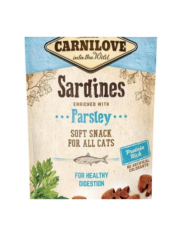 Carnilove Snacks Soft Sardine au persil 50 g