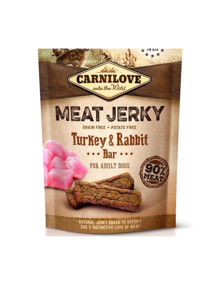 Carnilove Meat Jerky Snacks Soft Dinde&lapin 100 g