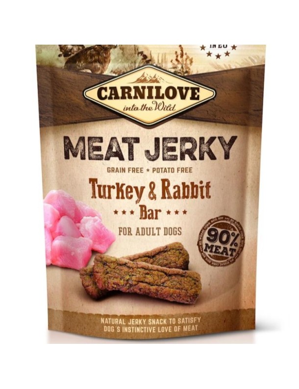 Carnilove Meat Jerky Snacks Soft Dinde&lapin 100 g