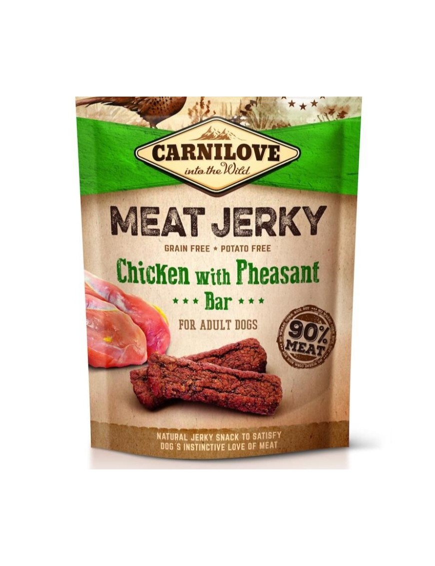 Carnilove Meat Jerky Snacks Soft Poulet&faisan 100 g