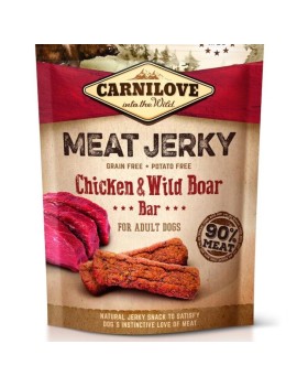 Carnilove Meat Jerky Snacks Soft Poulet&sanglier 100 g