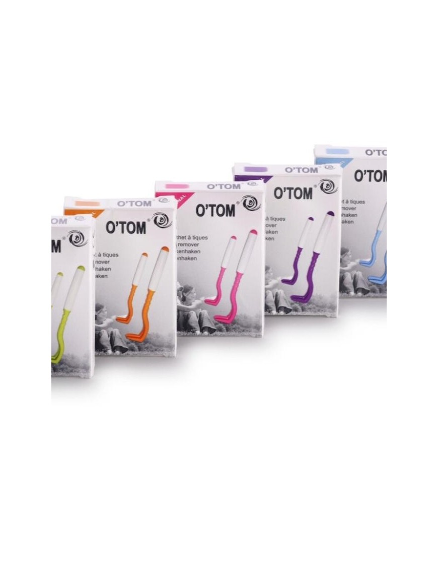 O'TOM Crochet à tiques pack de 2 pces