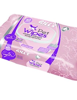 Gill's Lingettes nettoyantes au talc 40 pces