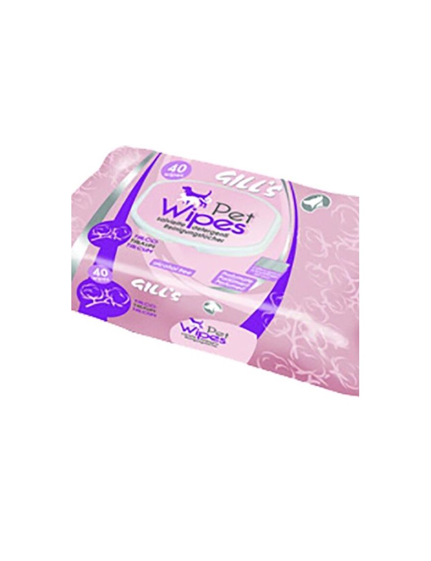 Gill's Lingettes nettoyantes au talc 40 pces