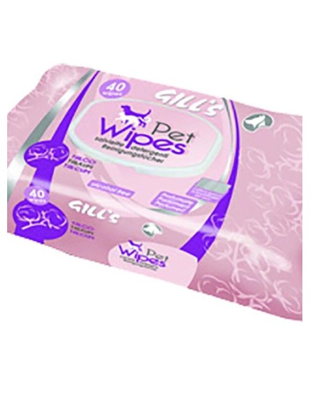 Gill's Lingettes nettoyantes au talc 40 pces