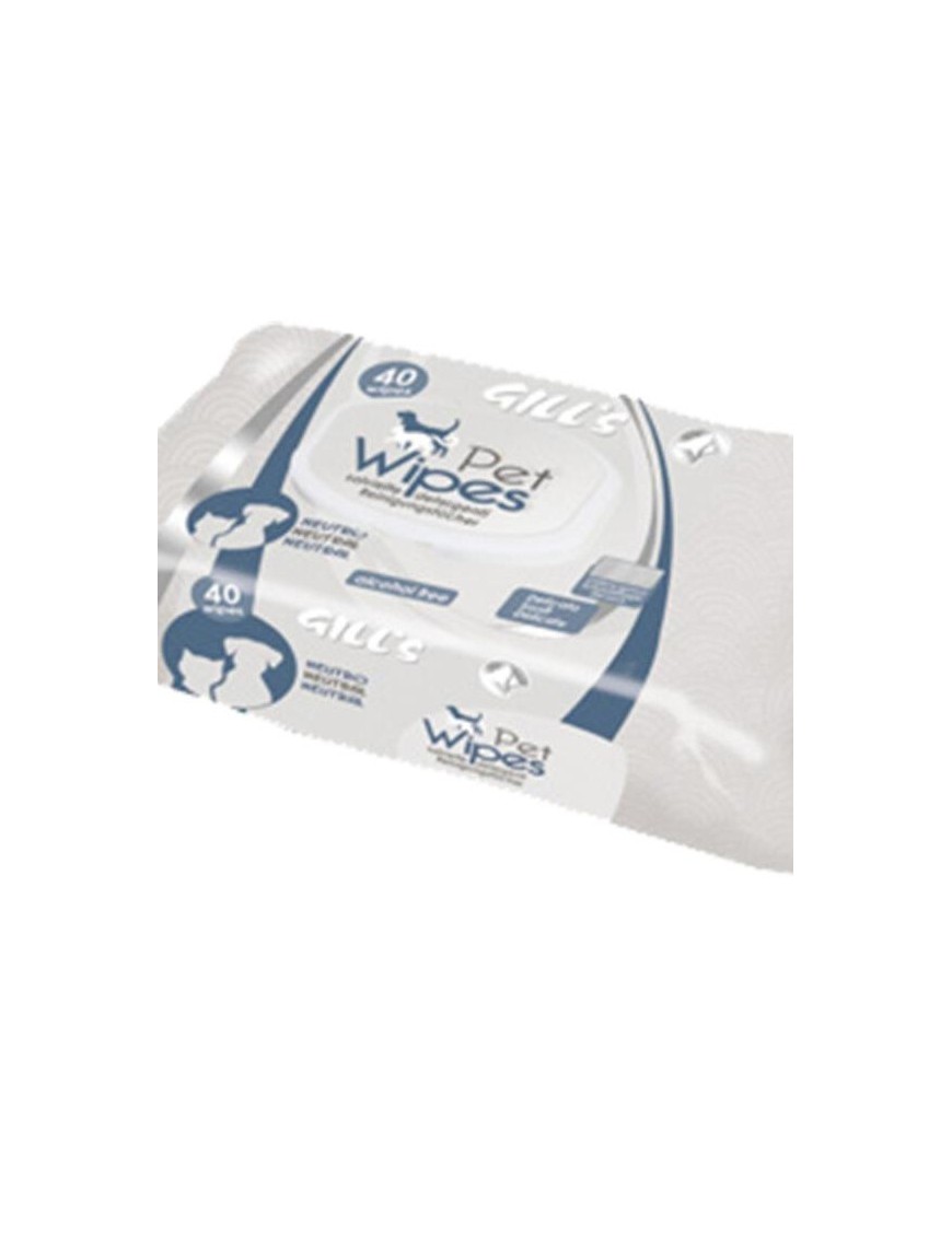 Gill's Lingettes nettoyantes neutre 40 pces