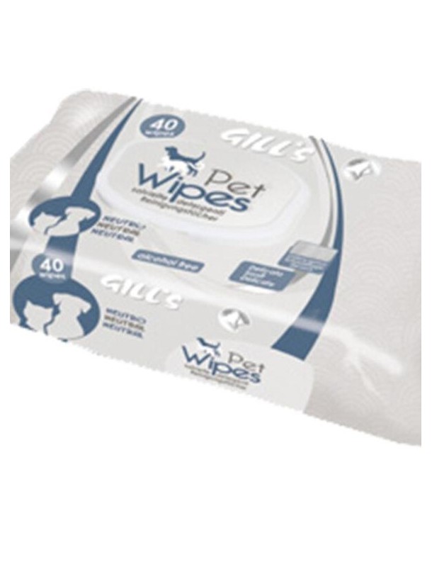 Gill's Lingettes nettoyantes neutre 40 pces