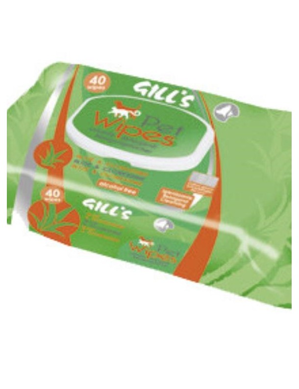 Gill's Lingettes nettoyantes à l'Aloé 40 pces