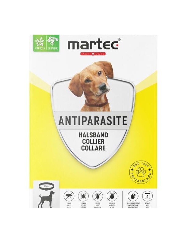 Collier antiparasitaires chien