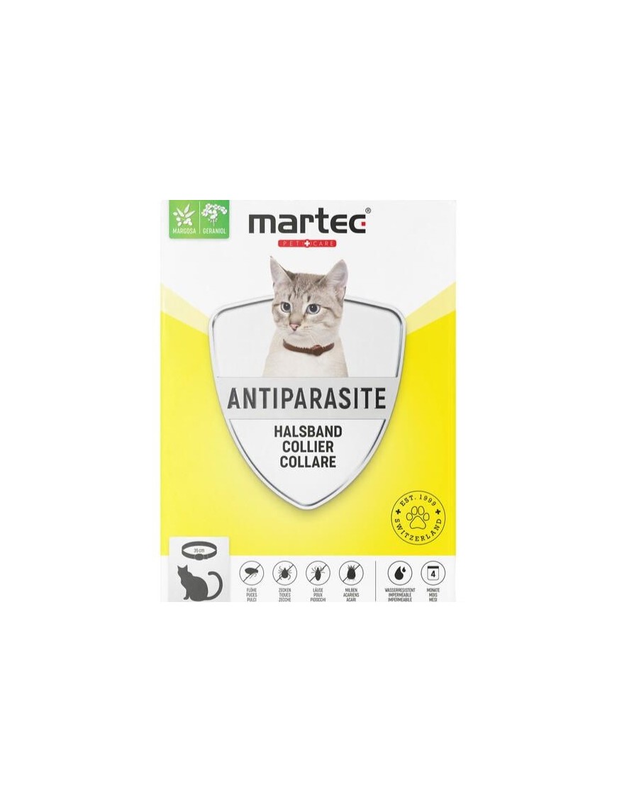 Collier antiparasitaires chat
