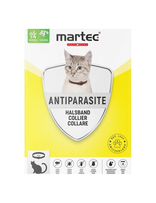 Collier antiparasitaires chat