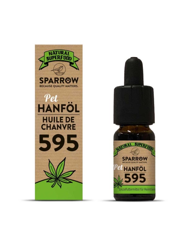 Sparrow Huile de chanvre avec CBD 595 10 ml
