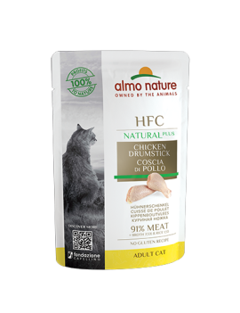 Almo Natural Plus Cuisse de poulet sachet 55 g