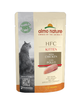 Almo Natural Kitten au poulet sachet 55 g