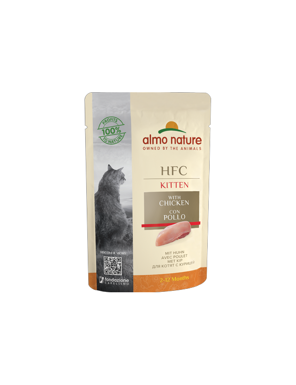 Almo Natural Kitten au poulet sachet 55 g