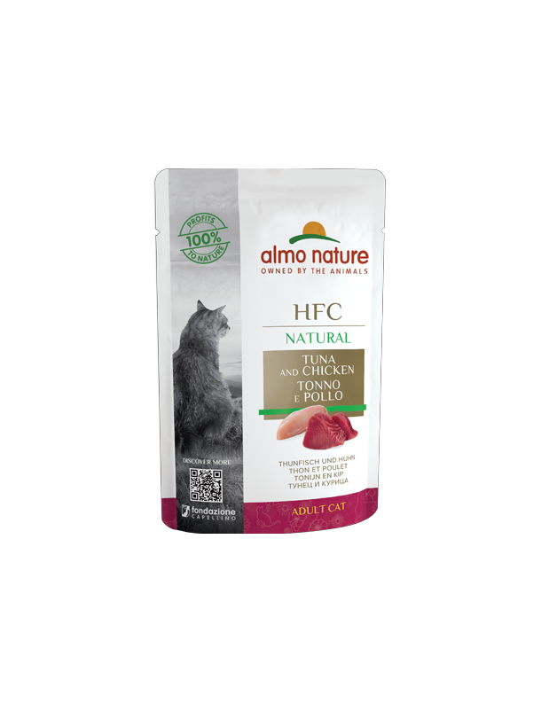 Almo Natural Thon et poulet sachet 55 g