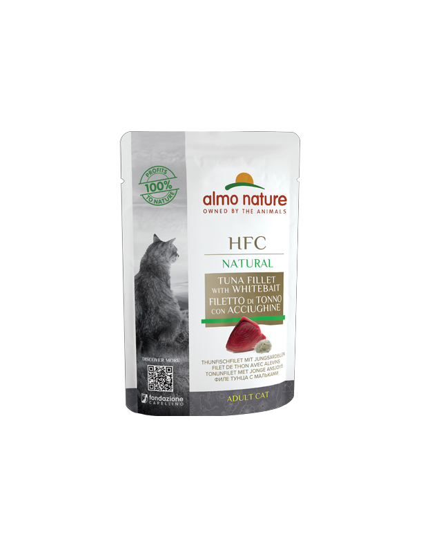 Almo Natural Thon et alevins sachet 55 g