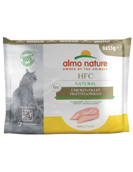 Almo Natural Filet de poulet sachet 6x55 g