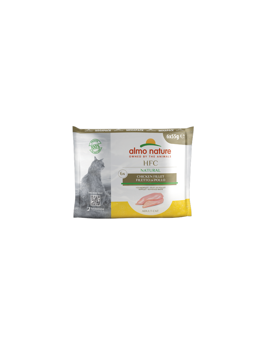 Almo Natural Filet de poulet sachet 6x55 g