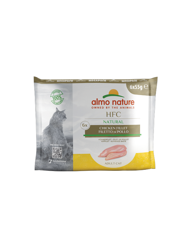 Almo Natural Filet de poulet sachet 6x55 g
