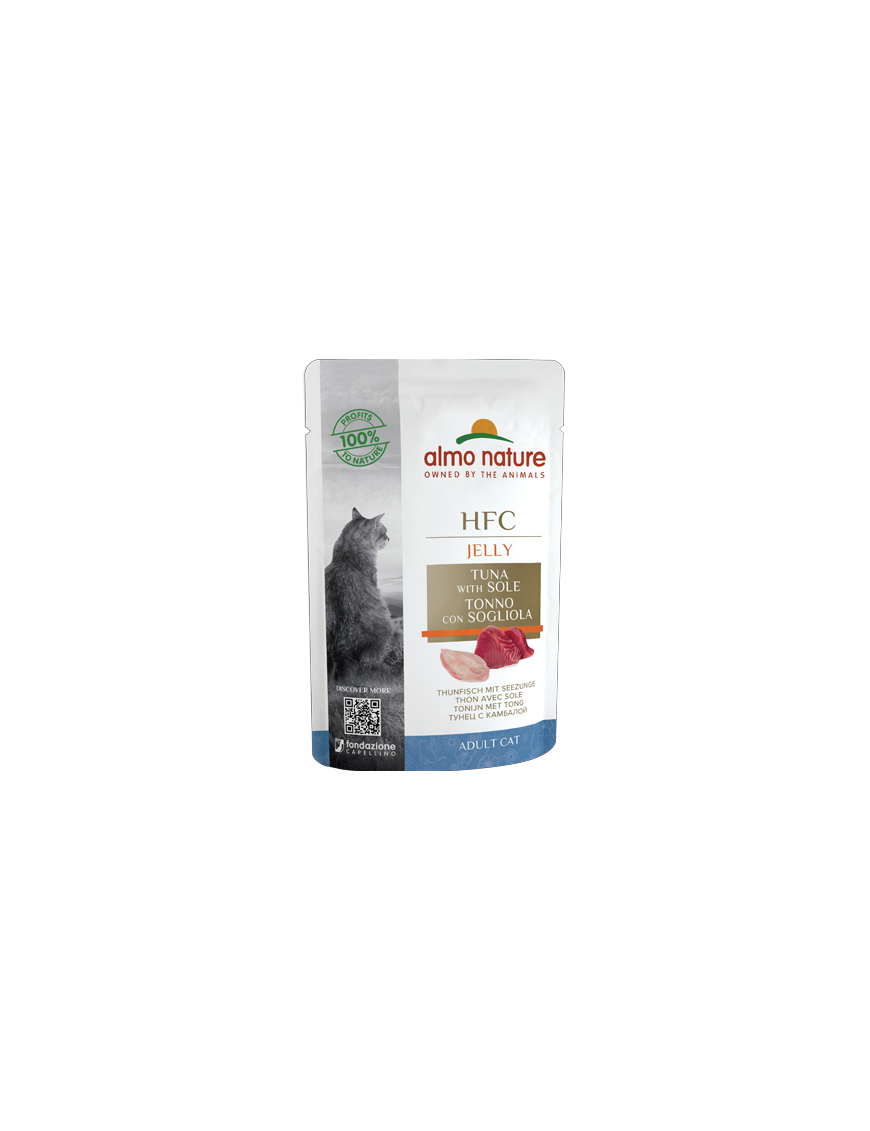 Almo Jelly Thon et sole sachet 55 g