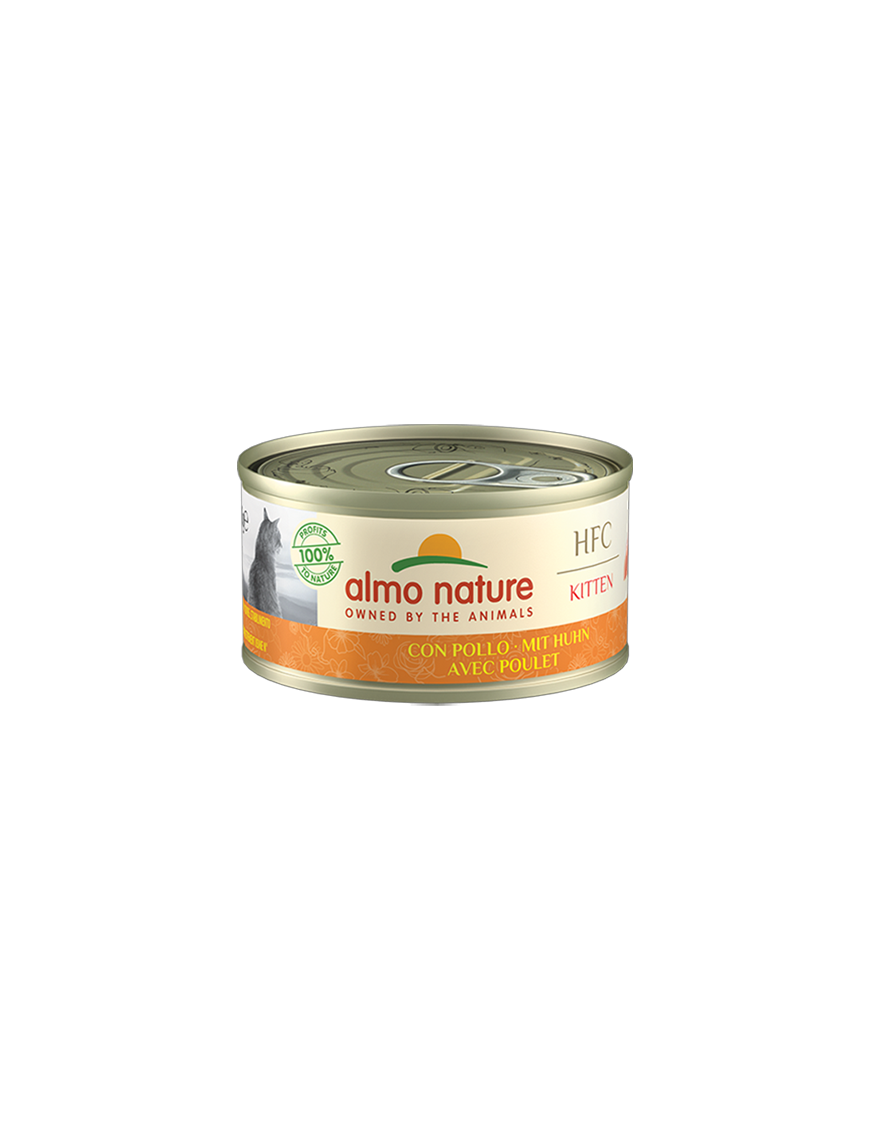 Almo Natural Kitten au poulet boîte 70 g