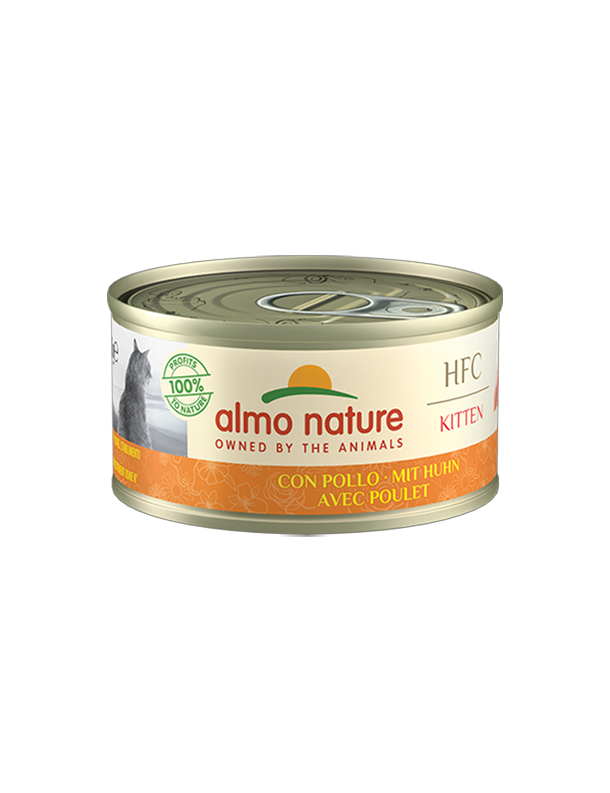 Almo Natural Kitten au poulet boîte 70 g