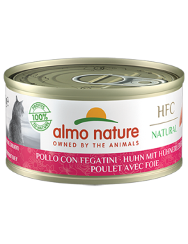 Almo Natural Poulet et foie boîte 70 g