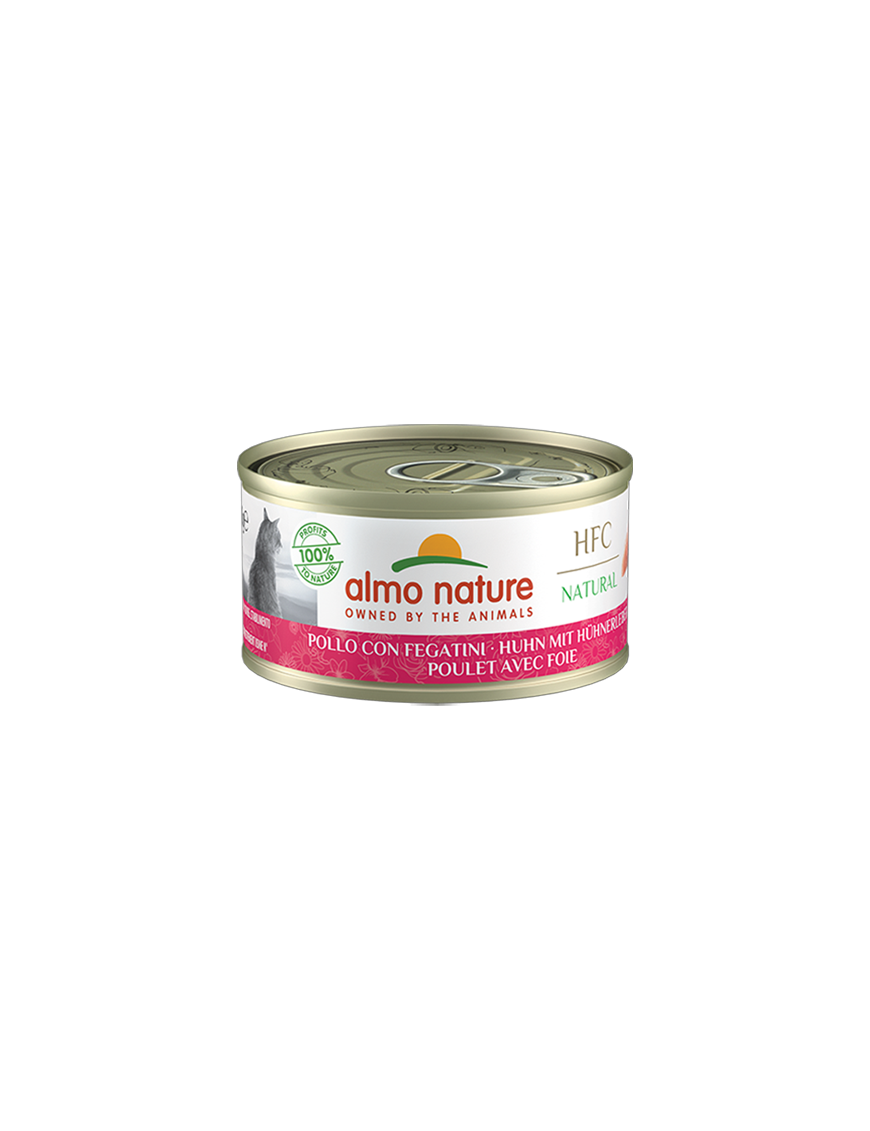 Almo Natural Poulet et foie boîte 70 g