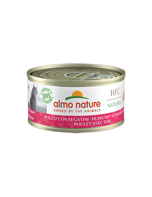Almo Natural Poulet et foie boîte 70 g