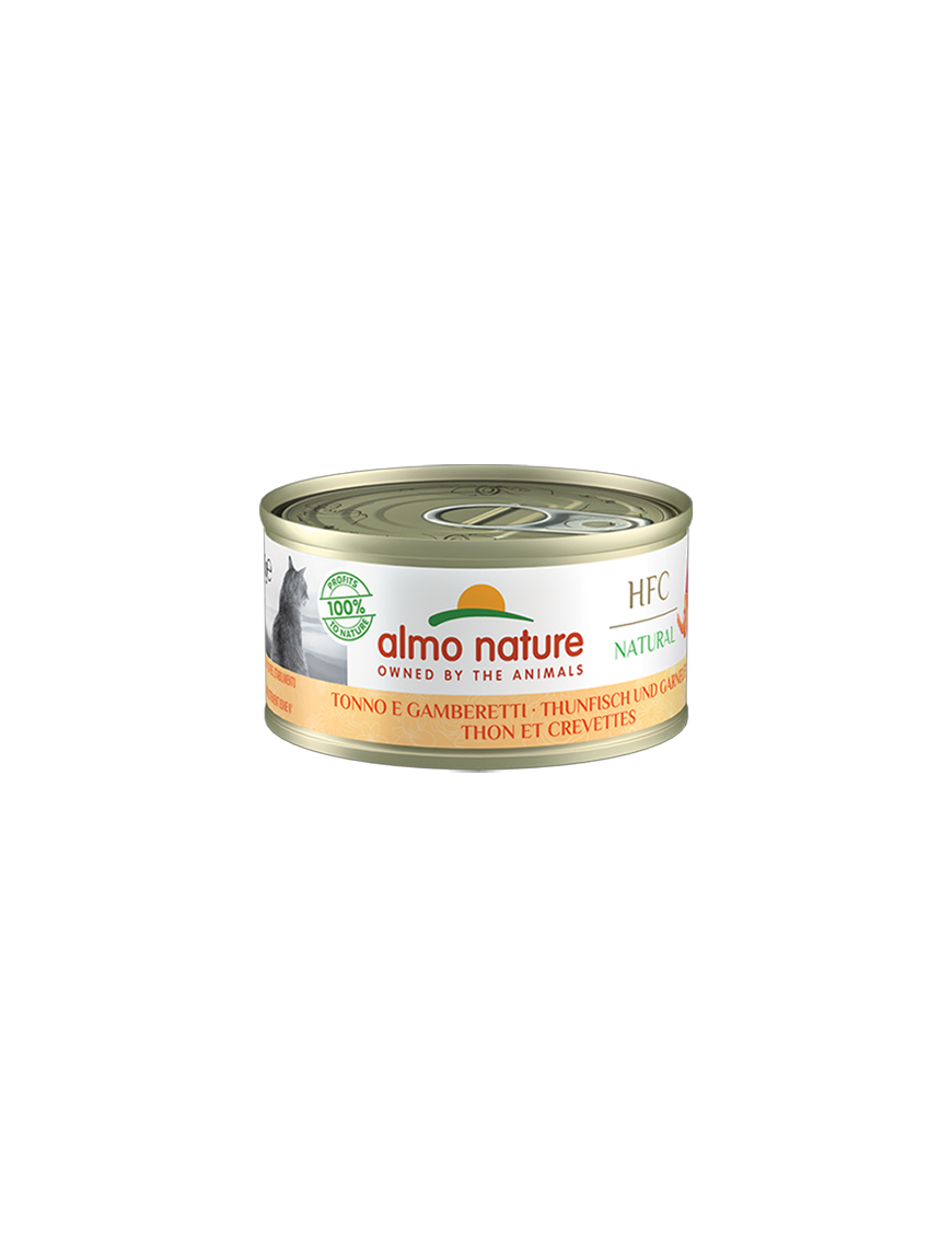 Almo Natural Thon et crevettes boîte