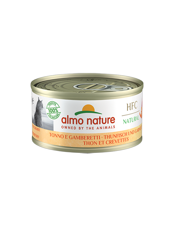 Almo Natural Thon et crevettes boîte