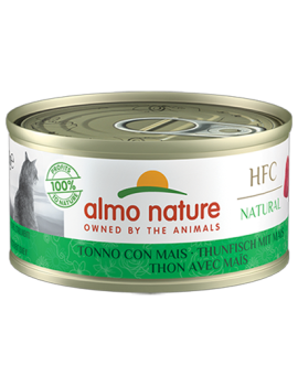 Almo Natural Thon avec maïs boîte 70 g