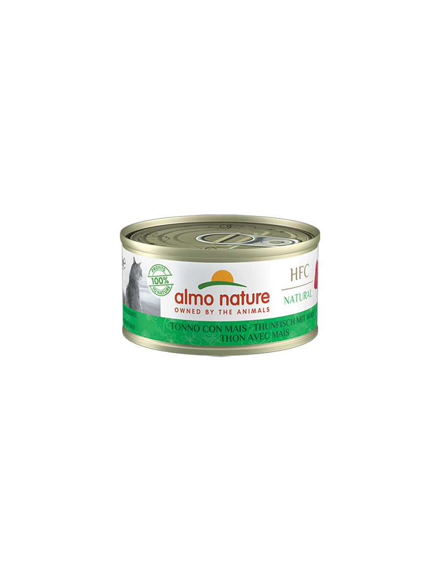Almo Natural Thon avec maïs boîte 70 g