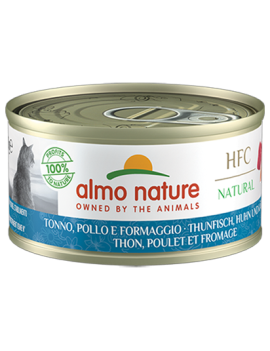 Almo Natural Thon, poulet et fromage boîte