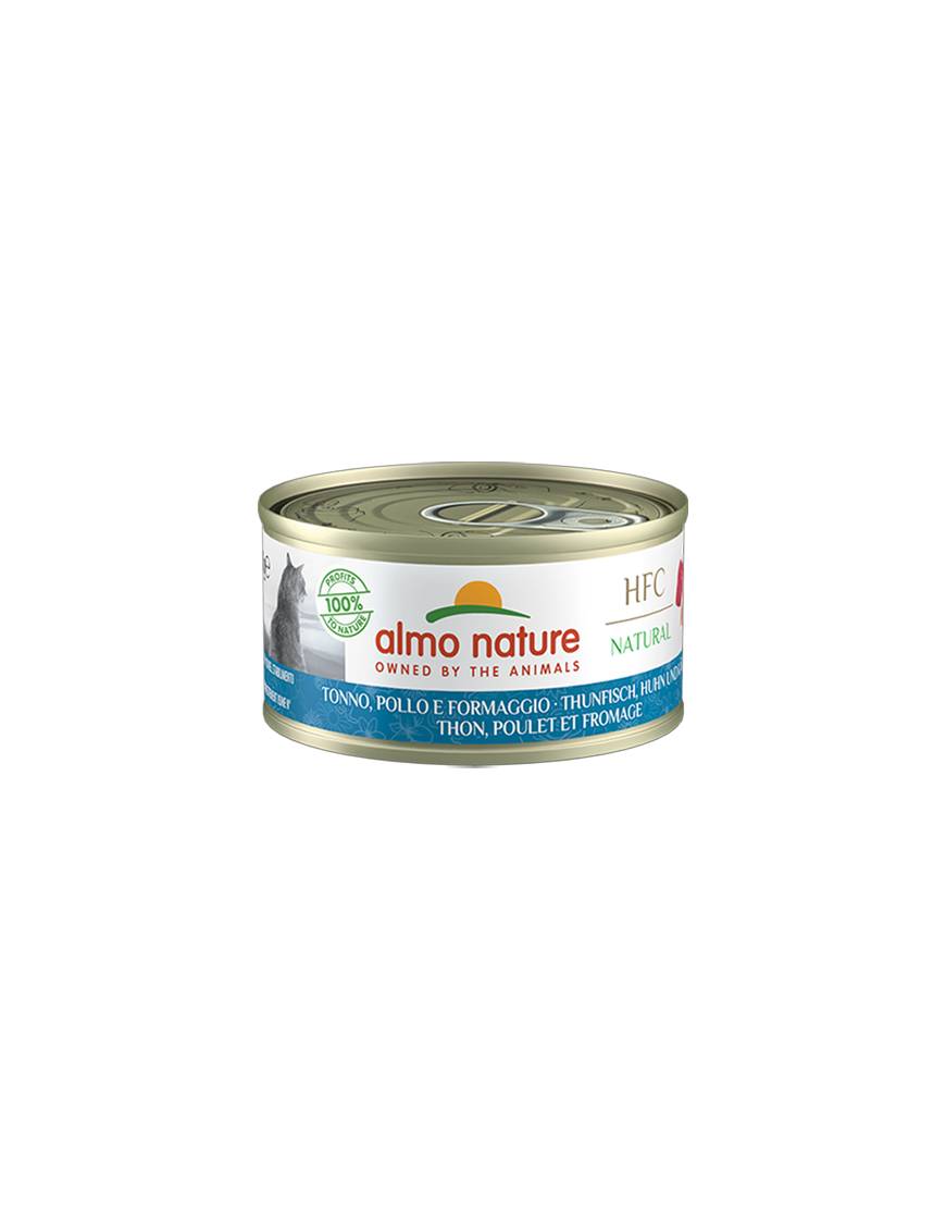 Almo Natural Thon, poulet et fromage boîte