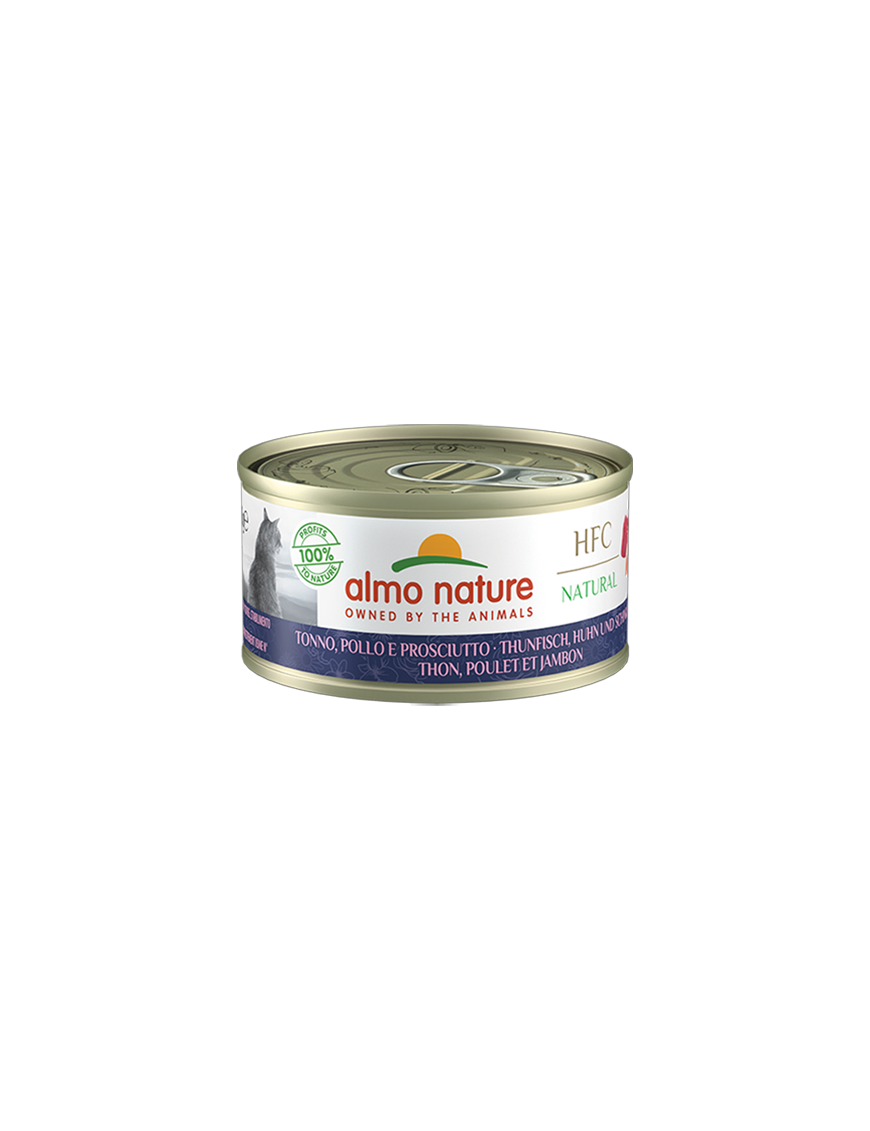 Almo Natural Thon, poulet et jambon boîte