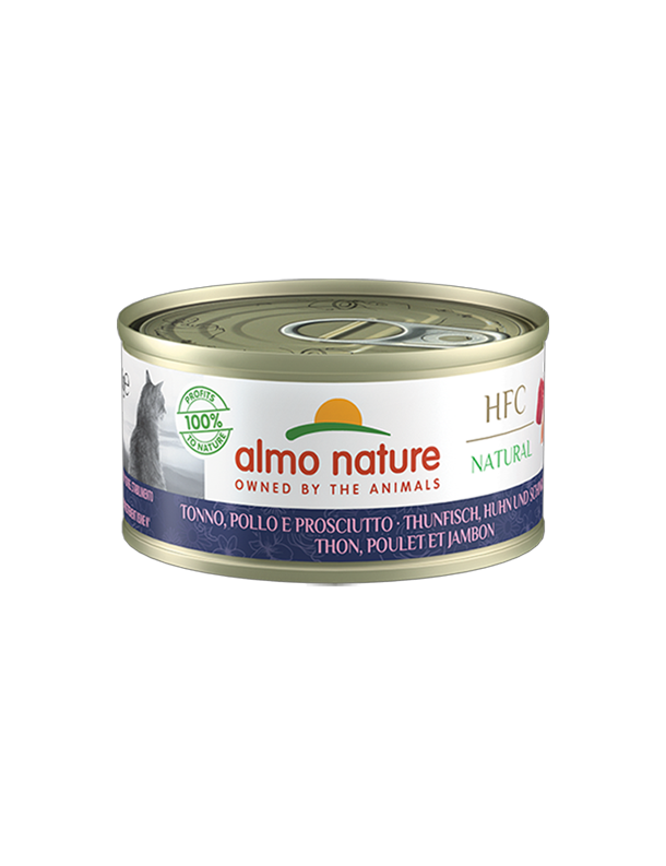 Almo Natural Thon, poulet et jambon boîte