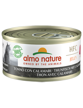 Almo Jelly Thon avec calamars boîte 70 g