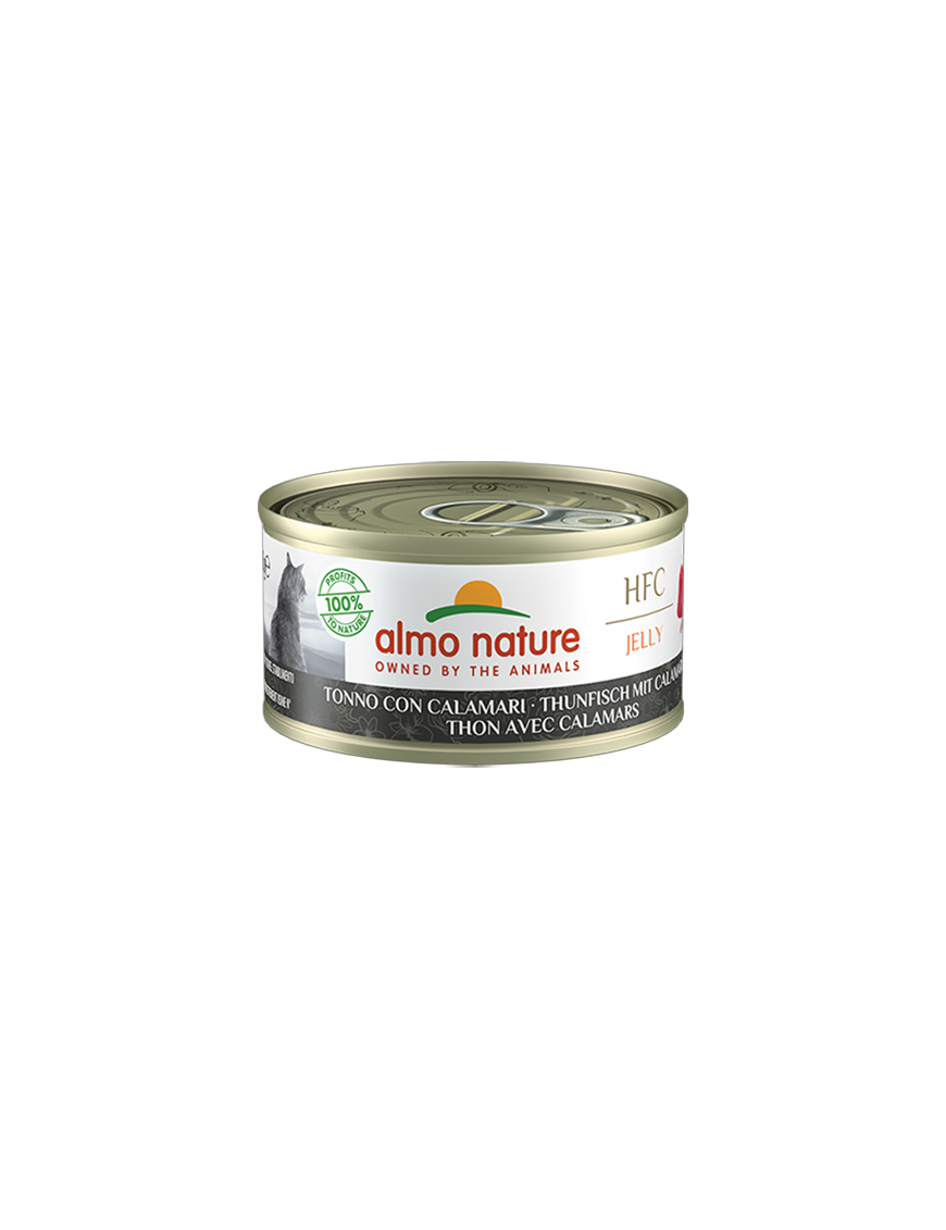 Almo Jelly Thon avec calamars boîte 70 g